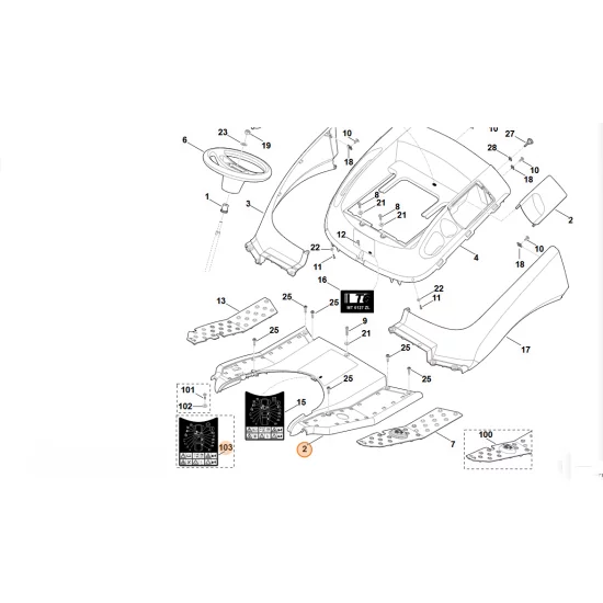 Stihl  Osłona kompl. 6170 780 2090